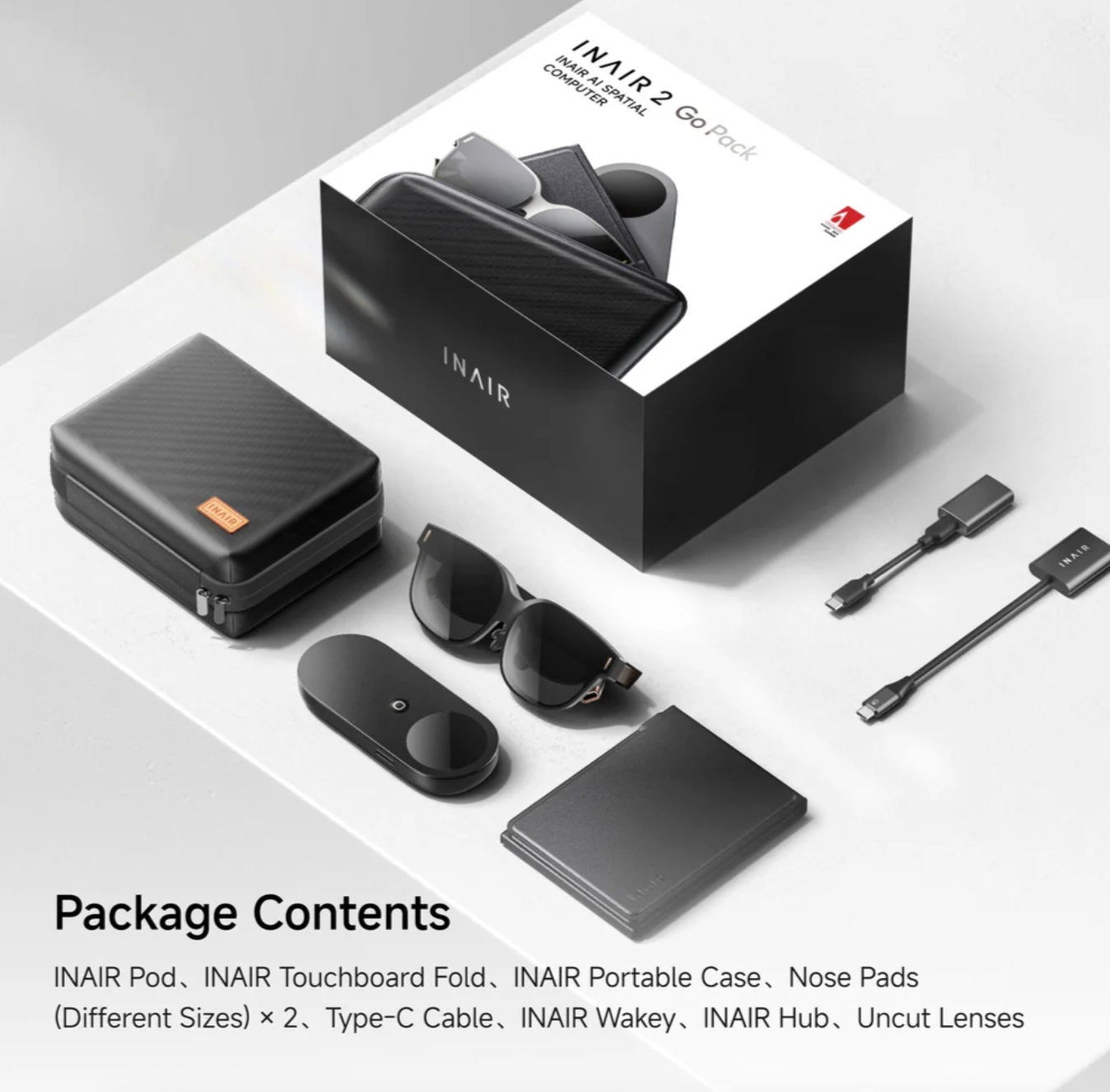 INAIR 2 Go Pack – The Most Portable AI Spatial Computer