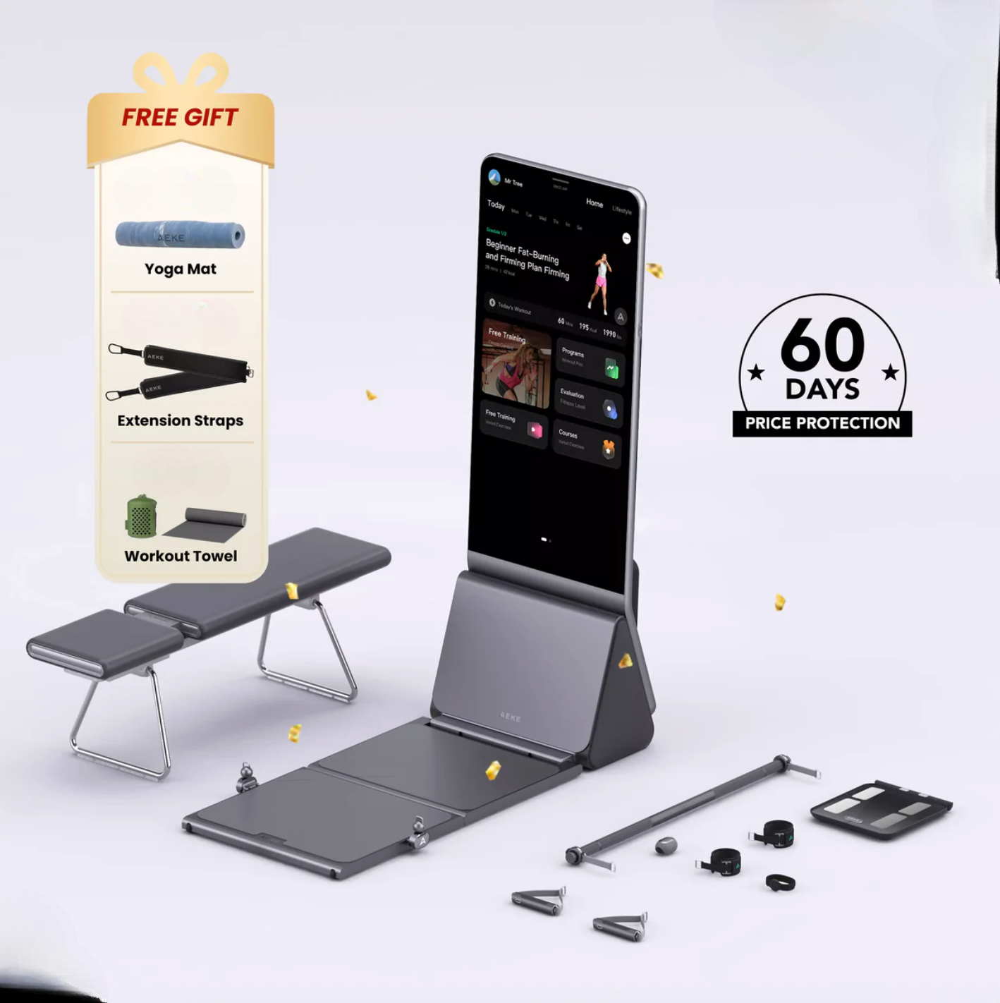 AEKE Smart Home Gym K1 – All-in-One AI-Powered Home Gym